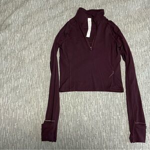 Lululemon Athletica Dark Purple Long Sleeve Top